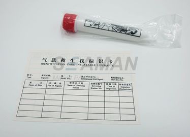 Radeaux de sauvetage de SOLAS/kit gonflable de tube d'identification de radeau de sauvetage avec la carte d'identité