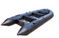 Plancher en plastique en caoutchouc militaire d'aluminium de bateau de nervure de bateau gonflable de délivrance de Hypalon
