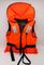 Gilet de vie en nylon de flottaison de bateau du gilet de sauvetage de sport aquatique de couleur orange 100N