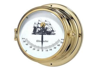 instrument nautique Marine Clinometer Brass de 120mm
