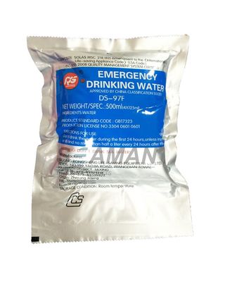 CCS eau potable d'urgence Marque Rongsheng pour radeau de sauvetage bateau de sauvetage