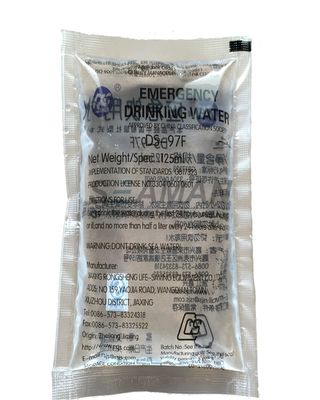 CCS eau potable d'urgence Marque Rongsheng pour radeau de sauvetage bateau de sauvetage